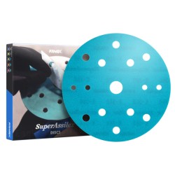 Super Assilex 6 inch Super-Tack Discs (15 holes)