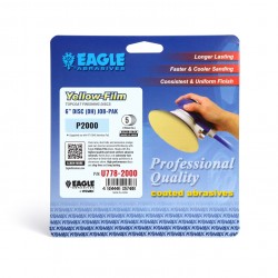 Yellow-Film 6 inch Super-Tack Discs Job-Paks